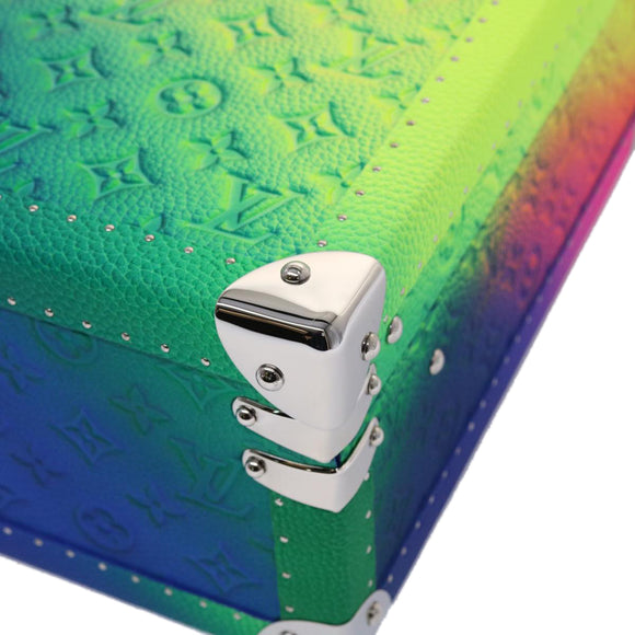 LOUIS VUITTON Monogram Taurillon Illusion Cotteville 40 Trunk M20477 Auth 47402SM