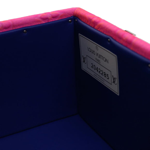 LOUIS VUITTON Monogram Taurillon Illusion Cotteville 40 Trunk M20477 Auth 47402SM