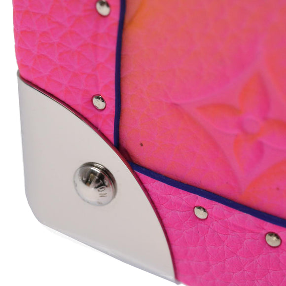 LOUIS VUITTON Monogram Taurillon Illusion Cotteville 40 Trunk M20477 Auth 47402SM