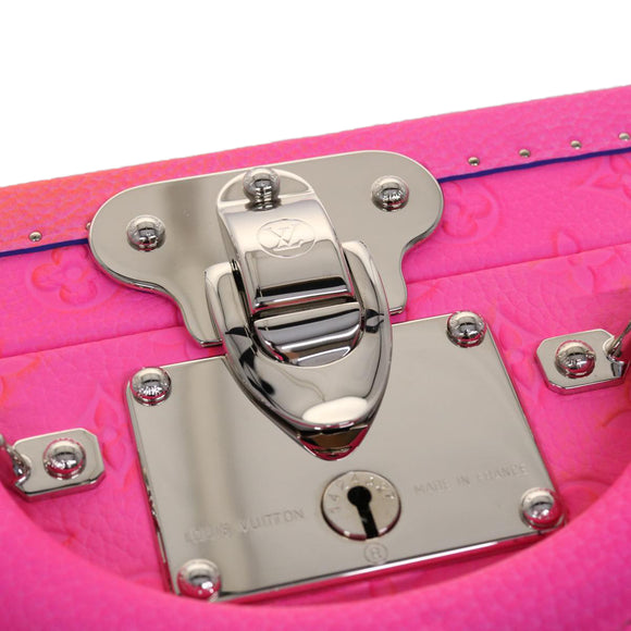 LOUIS VUITTON Monogram Taurillon Illusion Cotteville 40 Trunk M20477 Auth 47402SM