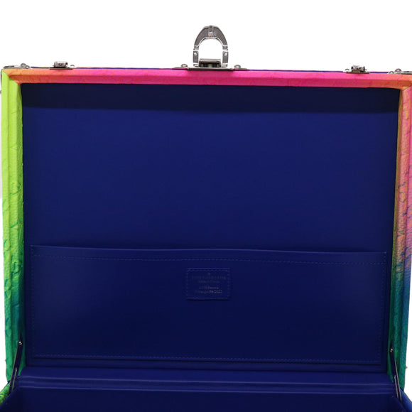 LOUIS VUITTON Monogram Taurillon Illusion Cotteville 40 Trunk M20477 Auth 47402SM