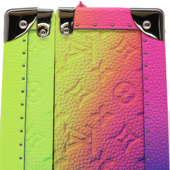 LOUIS VUITTON Monogram Taurillon Illusion Cotteville 40 Trunk M20477 Auth 47402SM