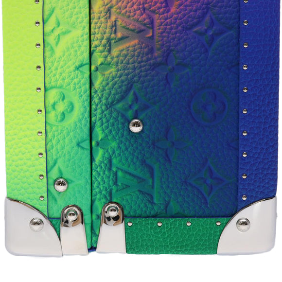 LOUIS VUITTON Monogram Taurillon Illusion Cotteville 40 Trunk M20477 Auth 47402SM