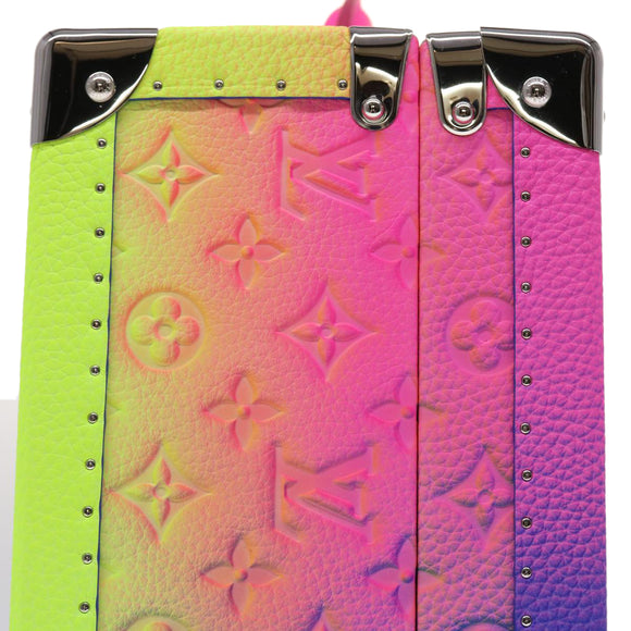 LOUIS VUITTON Monogram Taurillon Illusion Cotteville 40 Trunk M20477 Auth 47402SM