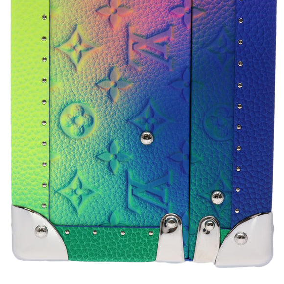 LOUIS VUITTON Monogram Taurillon Illusion Cotteville 40 Trunk M20477 Auth 47402SM