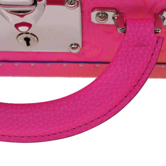 LOUIS VUITTON Monogram Taurillon Illusion Cotteville 40 Trunk M20477 Auth 47402SM