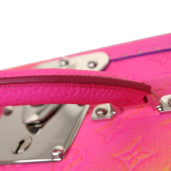 LOUIS VUITTON Monogram Taurillon Illusion Cotteville 40 Trunk M20477 Auth 47402SM