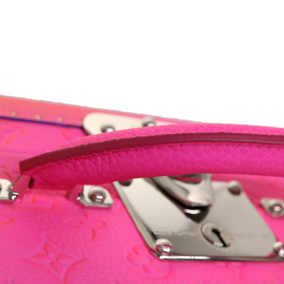 LOUIS VUITTON Monogram Taurillon Illusion Cotteville 40 Trunk M20477 Auth 47402SM