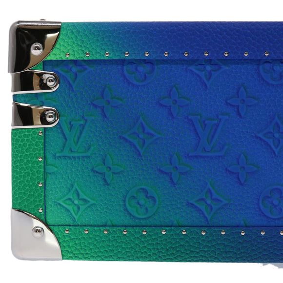 LOUIS VUITTON Monogram Taurillon Illusion Cotteville 40 Trunk M20477 Auth 47402SM