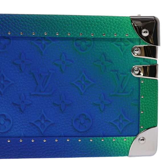 LOUIS VUITTON Monogram Taurillon Illusion Cotteville 40 Trunk M20477 Auth 47402SM