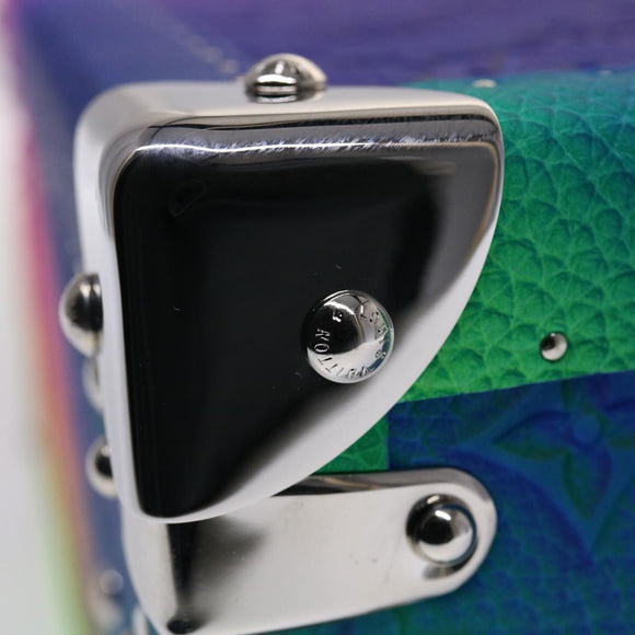 LOUIS VUITTON Monogram Taurillon Illusion Cotteville 40 Trunk M20477 Auth 47402SM