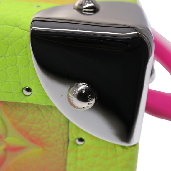 LOUIS VUITTON Monogram Taurillon Illusion Cotteville 40 Trunk M20477 Auth 47402SM