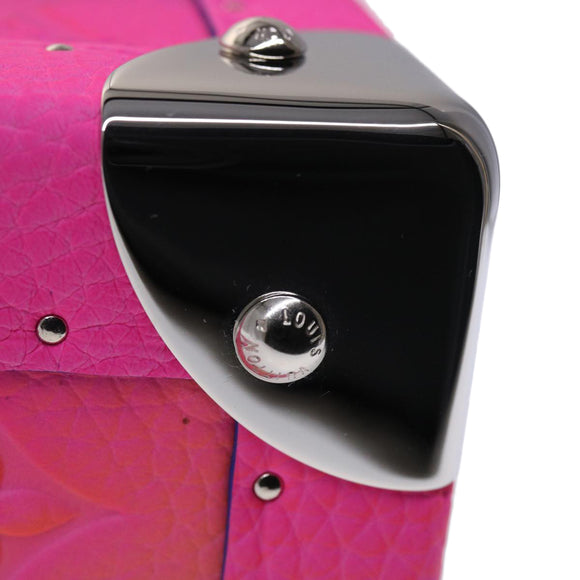 LOUIS VUITTON Monogram Taurillon Illusion Cotteville 40 Trunk M20477 Auth 47402SM