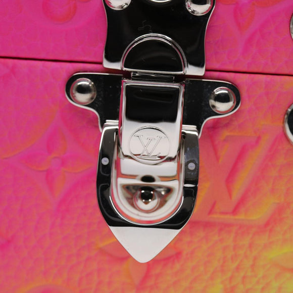 LOUIS VUITTON Monogram Taurillon Illusion Cotteville 40 Trunk M20477 Auth 47402SM