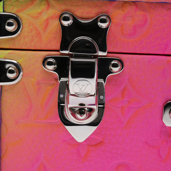 LOUIS VUITTON Monogram Taurillon Illusion Cotteville 40 Trunk M20477 Auth 47402SM