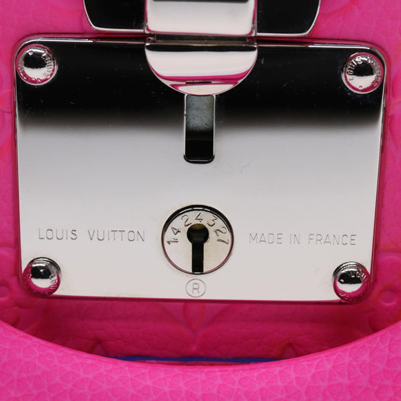 LOUIS VUITTON Monogram Taurillon Illusion Cotteville 40 Trunk M20477 Auth 47402SM