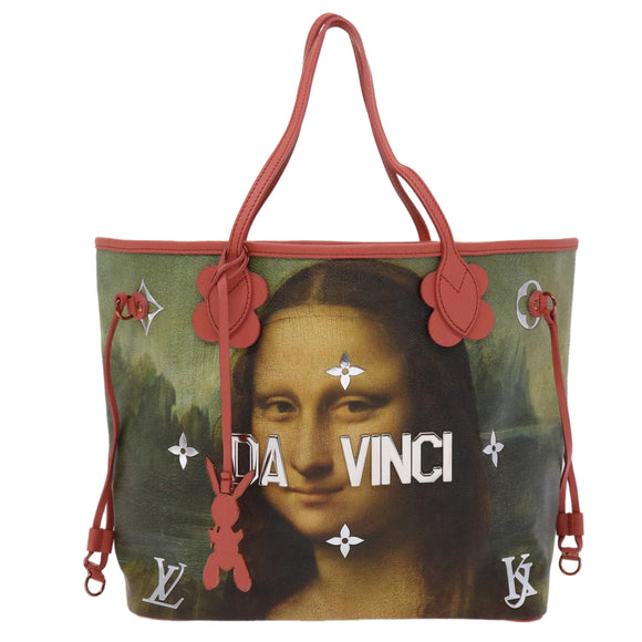 LOUIS VUITTON Masters Collection DA VINCI Neverfull MM Bag M43373 LV Auth 47430S