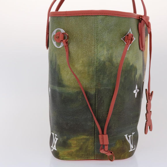 LOUIS VUITTON Masters Collection DA VINCI Neverfull MM Bag M43373 LV Auth 47430S