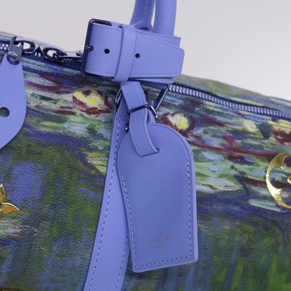 LOUIS VUITTON Masters Collection MONET Keepall Bandouliere 50 Bag LV Auth 47436S