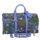 LOUIS VUITTON Masters Collection MONET Keepall Bandouliere 50 Bag LV Auth 47436SM-1
