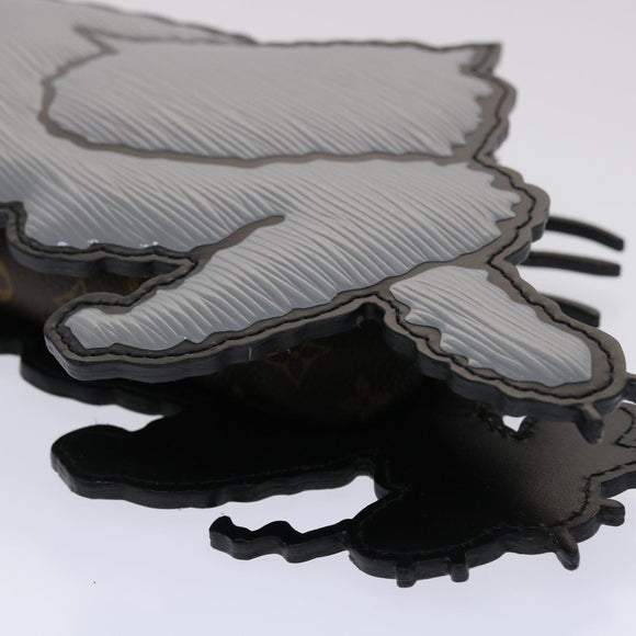 LOUIS VUITTON Catgram Pochette Full Cat Shoulder Bag Gray M53165 LV Auth 47438SM