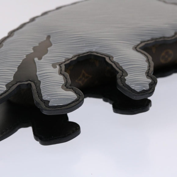 LOUIS VUITTON Catgram Pochette Full Cat Shoulder Bag Gray M53165 LV Auth 47438S