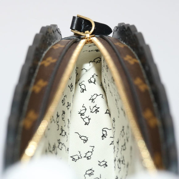 LOUIS VUITTON Catgram Pochette Full Cat Shoulder Bag Gray M53165 LV Auth 47438SM