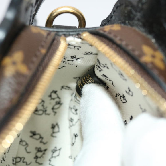 LOUIS VUITTON Catgram Pochette Full Cat Shoulder Bag Gray M53165 LV Auth 47438S