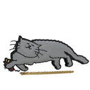 LOUIS VUITTON Catgram Pochette Full Cat Shoulder Bag Gray M53165 LV Auth 47438SM-1