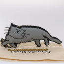 LOUIS VUITTON Catgram Pochette Full Cat Shoulder Bag Gray M53165 LV Auth 47438SM-21