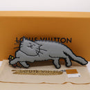 LOUIS VUITTON Catgram Pochette Full Cat Shoulder Bag Gray M53165 LV Auth 47438S-12