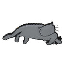 LOUIS VUITTON Catgram Pochette Full Cat Shoulder Bag Gray M53165 LV Auth 47438SM-2