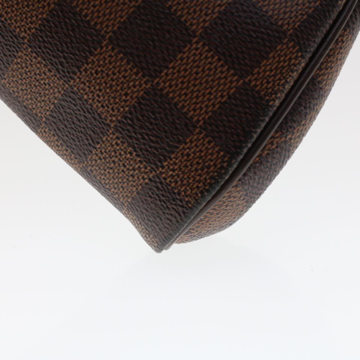 LOUIS VUITTON Damier Ebene Eva Shoulder Bag 2way N55213 LV Auth 47442