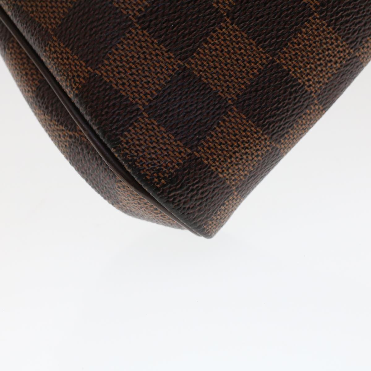 LOUIS VUITTON Damier Ebene Eva Shoulder Bag 2way N55213 LV Auth 47442