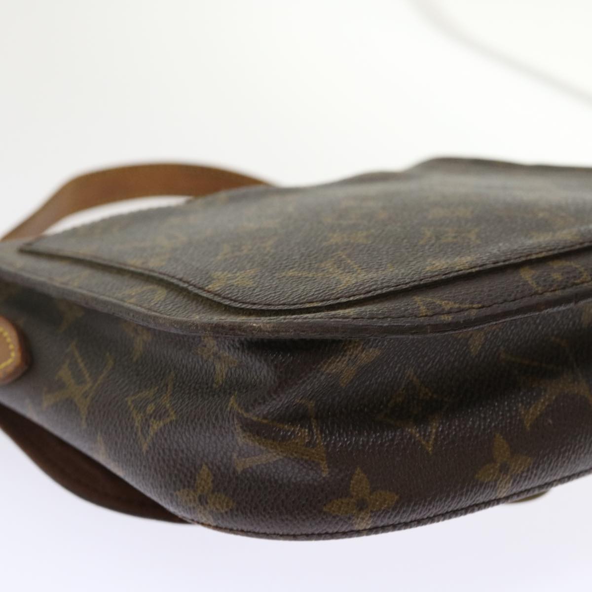 LOUIS VUITTON Monogram Saint Cloud GM Shoulder Bag M51242 LV Auth 47445