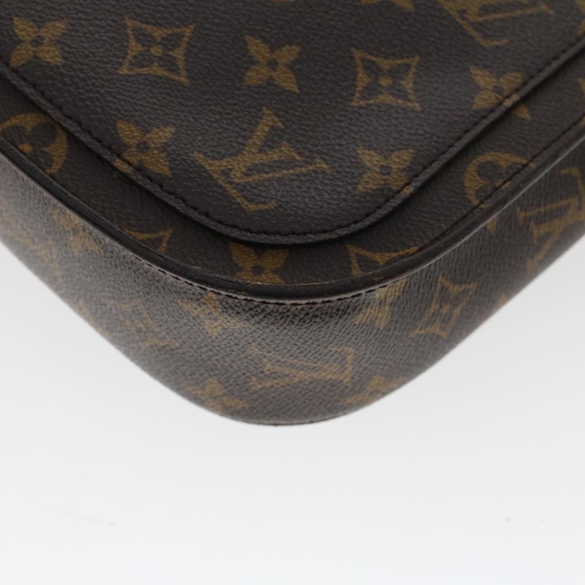 LOUIS VUITTON Monogram Saint Cloud GM Shoulder Bag M51242 LV Auth 47446