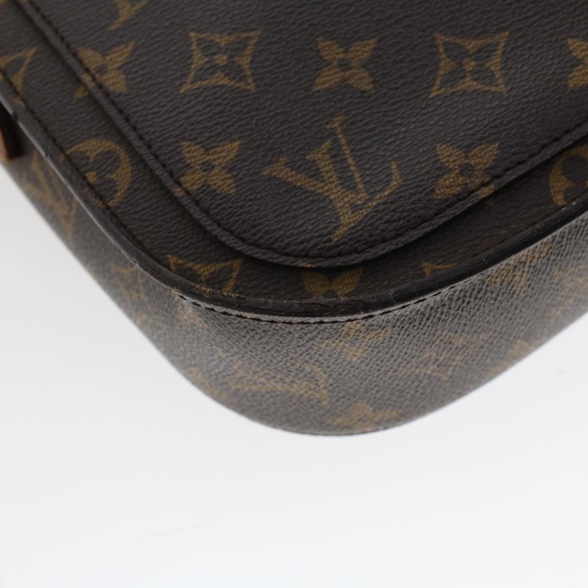 LOUIS VUITTON Monogram Saint Cloud GM Shoulder Bag M51242 LV Auth 47446