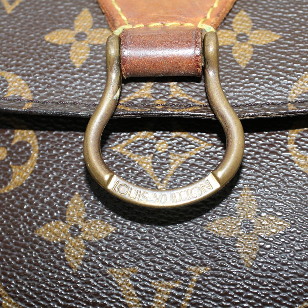 LOUIS VUITTON Monogram Saint Cloud GM Shoulder Bag M51242 LV Auth 47446