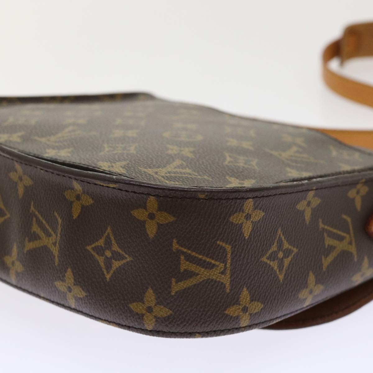 LOUIS VUITTON Monogram Saint Cloud GM Shoulder Bag M51242 LV Auth 47447