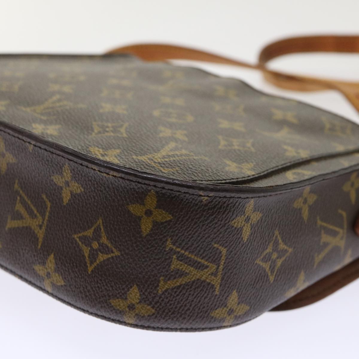 LOUIS VUITTON Monogram Saint Cloud GM Shoulder Bag M51242 LV Auth 47448