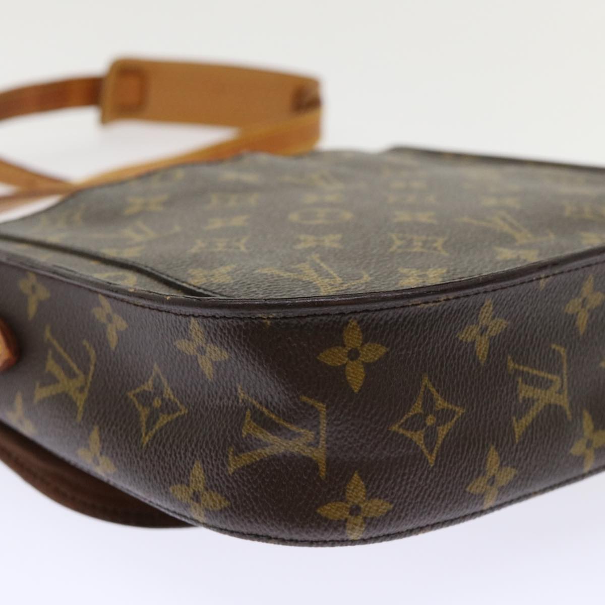 LOUIS VUITTON Monogram Saint Cloud GM Shoulder Bag M51242 LV Auth 47448