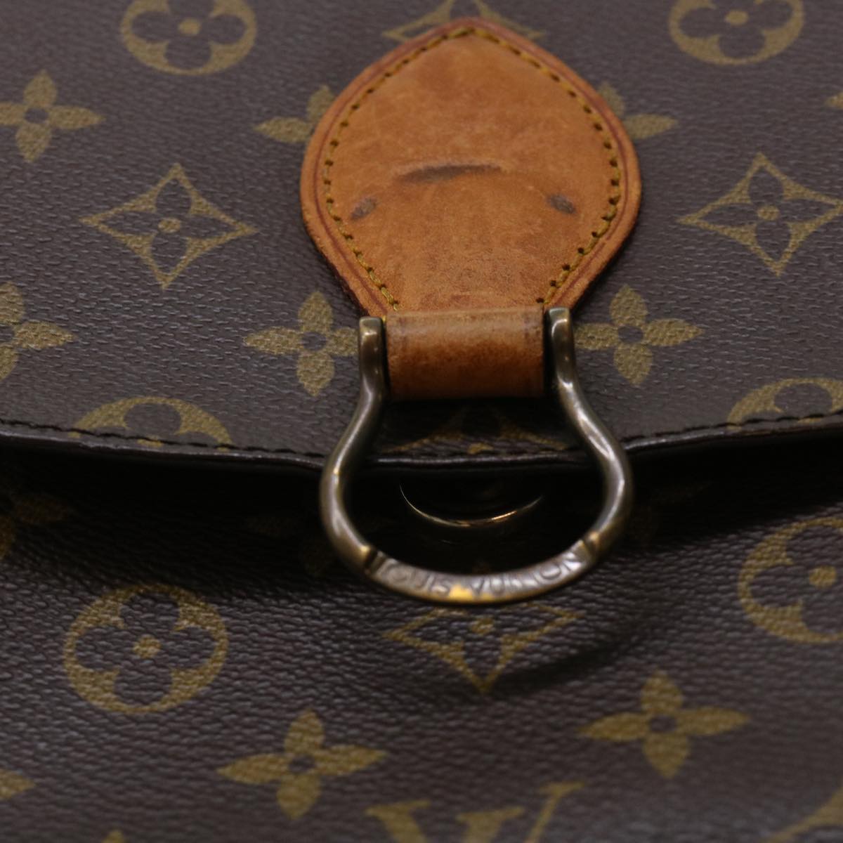 LOUIS VUITTON Monogram Saint Cloud GM Shoulder Bag M51242 LV Auth 47448