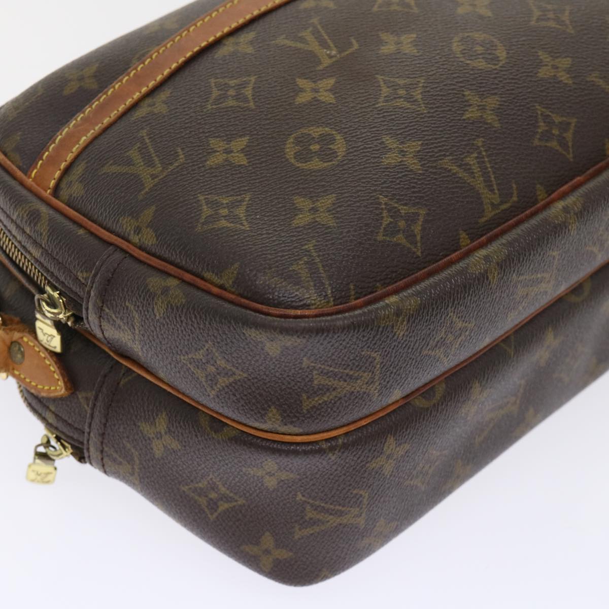 LOUIS VUITTON Monogram Reporter PM Shoulder Bag M45254 LV Auth 47454