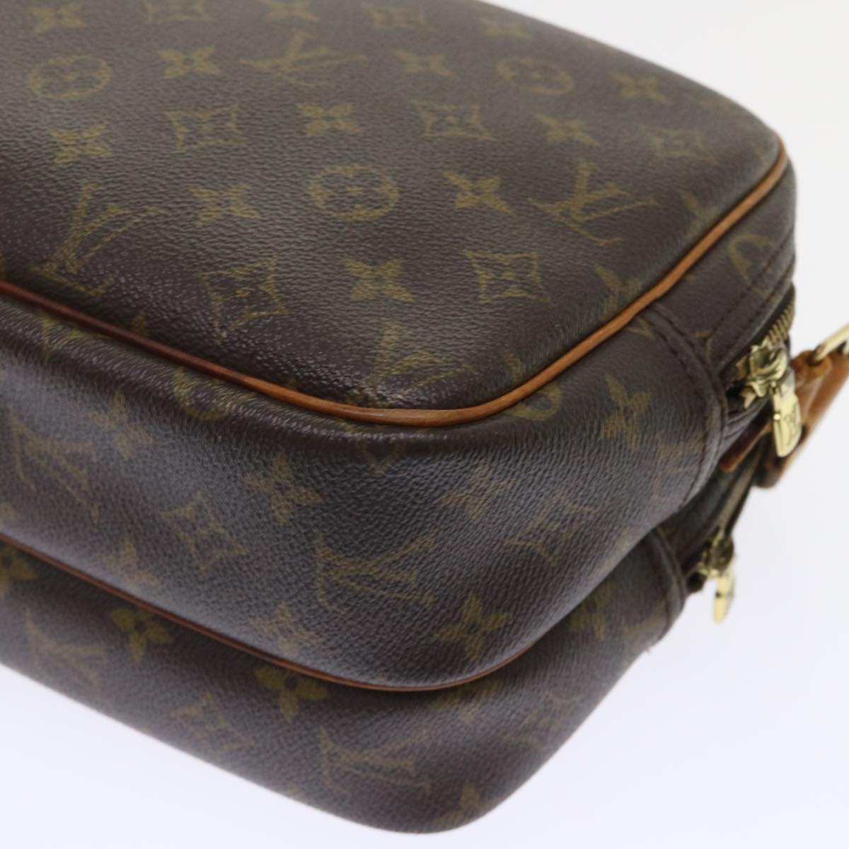 LOUIS VUITTON Monogram Reporter PM Shoulder Bag M45254 LV Auth 47454