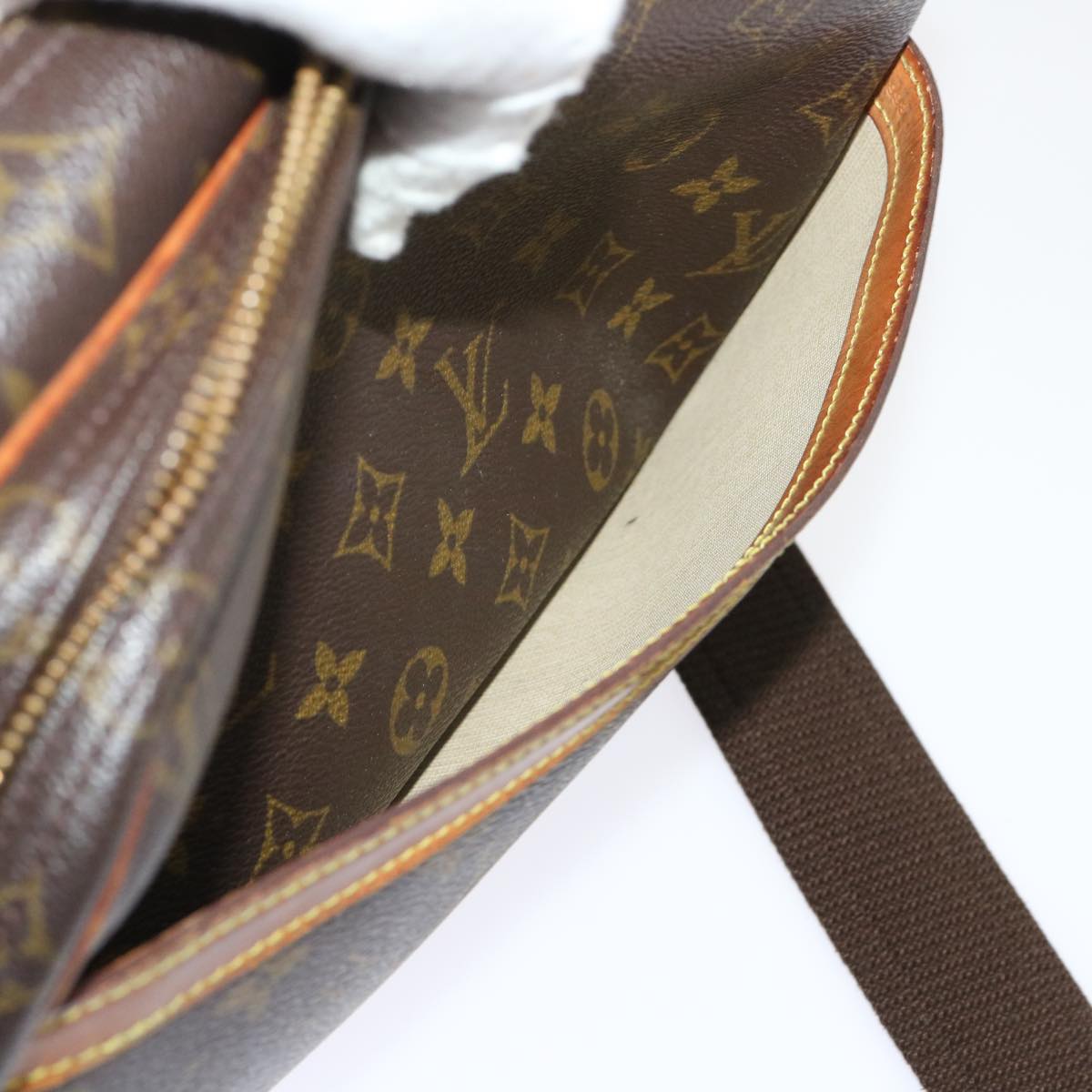 LOUIS VUITTON Monogram Reporter PM Shoulder Bag M45254 LV Auth 47454