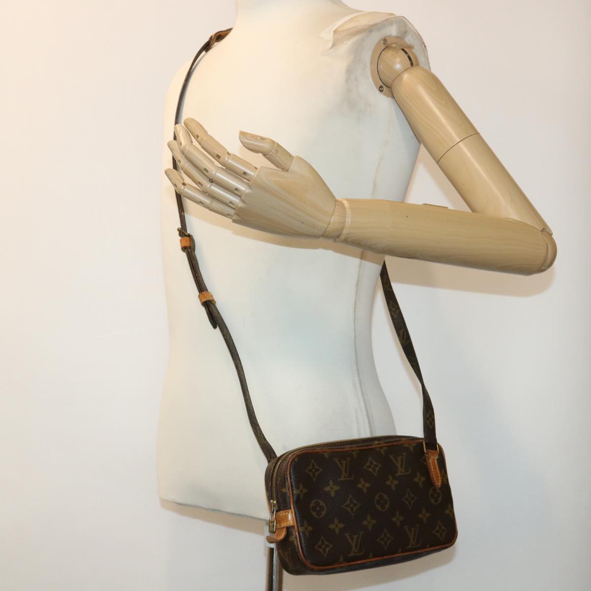 LOUIS VUITTON Monogram Marly Bandouliere Shoulder Bag M51828 LV Auth 47455