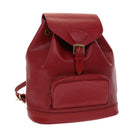 LOUIS VUITTON Epi Montsouris MM Backpack Monaco 700th Red LV Auth 47479-1