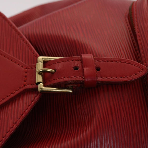 LOUIS VUITTON Epi Montsouris MM Rucksack Monaco 700th Rot LV Auth 47479