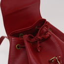 LOUIS VUITTON Epi Montsouris MM Rucksack Monaco 700th Rot LV Auth 47479-19