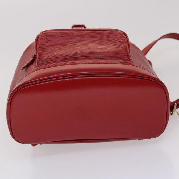 LOUIS VUITTON Epi Montsouris MM Rucksack Monaco 700th Rot LV Auth 47479